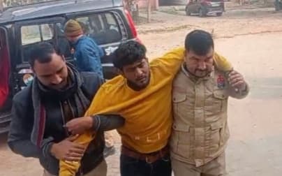 आजमगढ़ : मेहनाजपुर थाना क्षेत्र में युवक हत्या कांड का वांछित आरोपी मुठभेड़ में गिरफ्तार