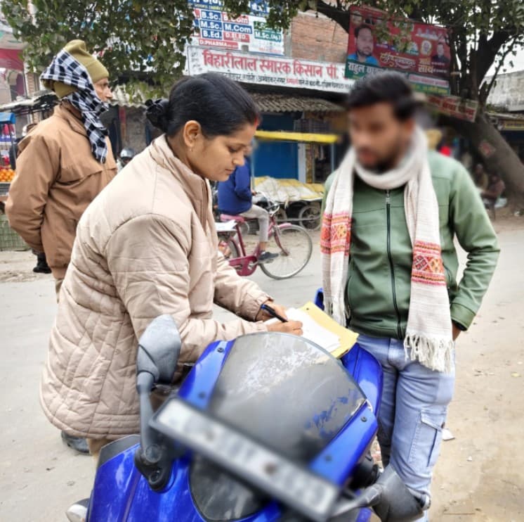 जनपद के समस्त थानों द्वारा 77 स्थानों पर 1416 व्यक्तियों को किया गया चेक