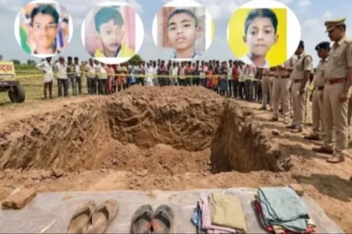 ईंट भट्ठों के लिए खोदे गए गड्ढे में निकली 4 भाइयों की लाशें; कैसे हुई मौत; इलाके में हड़कंप