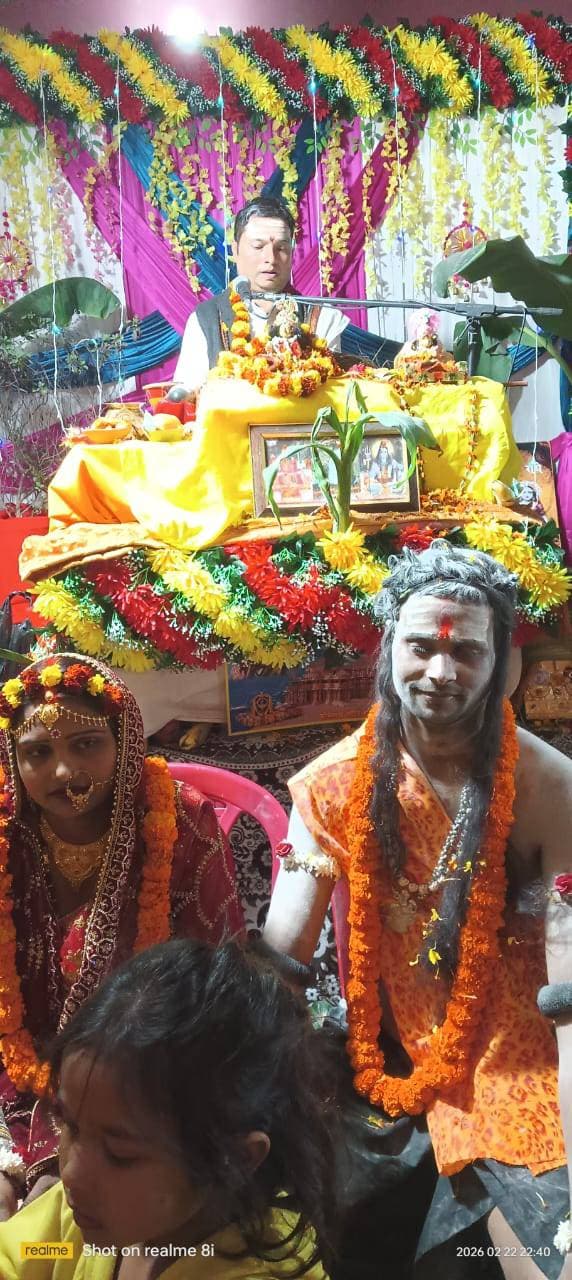 *शिव रूपी पुरुष एवं प्रकृति का मिलन ही शिव, पार्वती विवाह है, शास्त्री जी