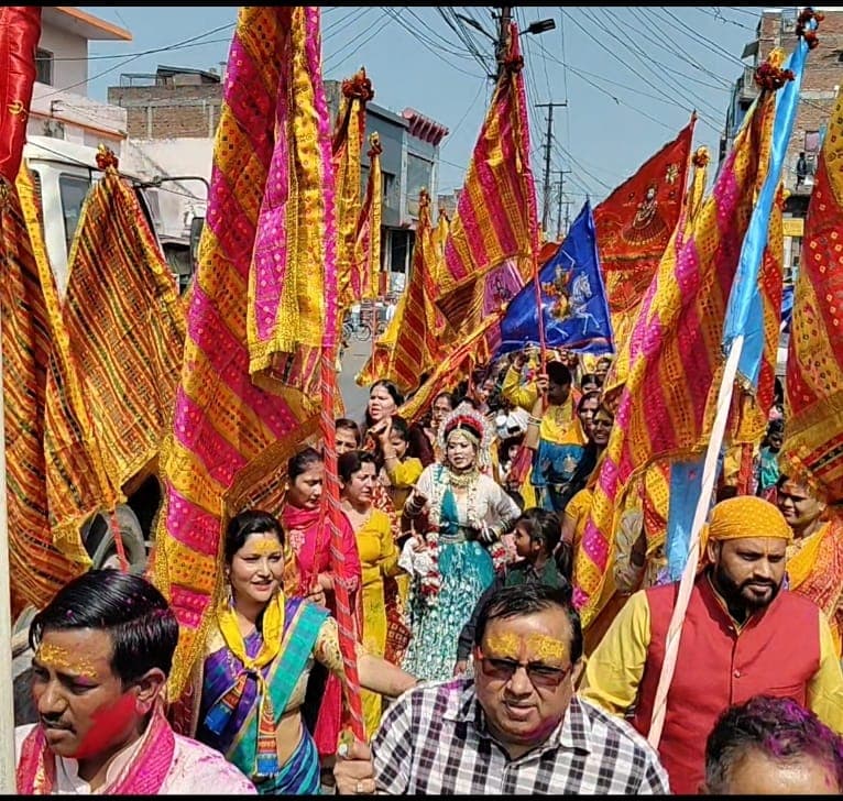 फागुन की आमलकी एकादशी पर सहजनवां में उमड़ा आस्था का जनसैलाब, भव्य श्री श्याम बाबा की निशान यात्रा से गूंजा नगर