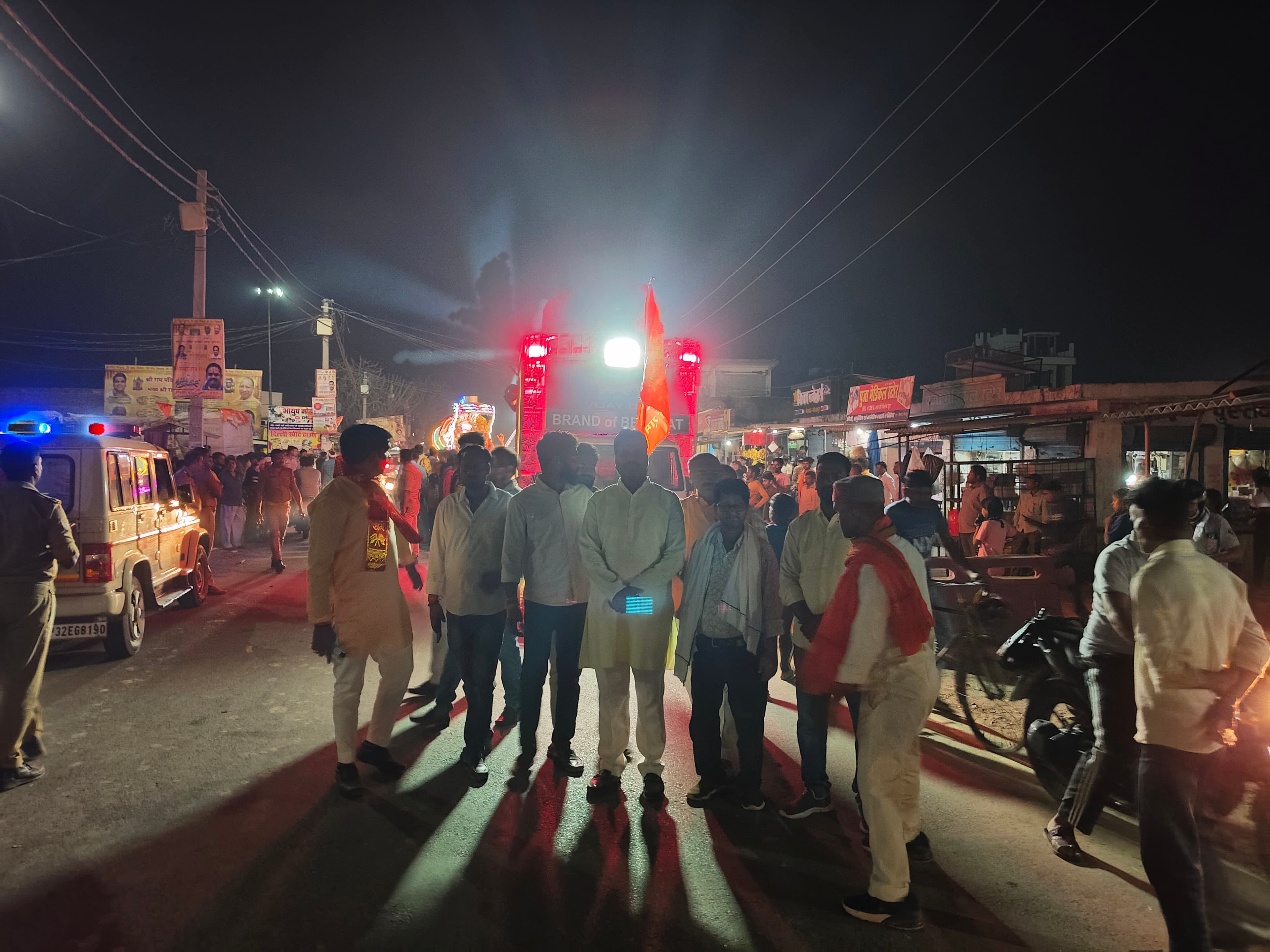 बेलघाट में रामनवमी पर निकली भव्य शोभायात्रा, श्रद्धालुओं में दिखा अपार उत्साह