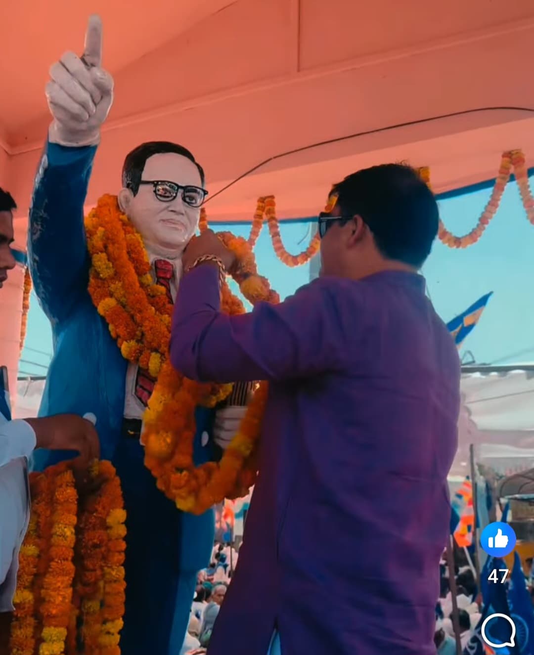 बाबा साहब भीमराव अंबेडकर की जयंती पर क्षेत्र में कार्यक्रमों की धूम, हजारों लोग हुए शामिल