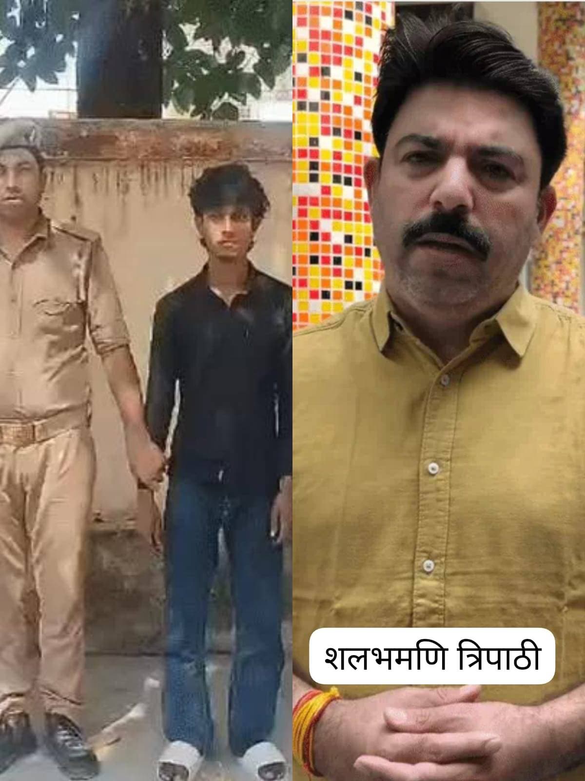देवरिया में कथावाचक अनिरुद्धाचार्य की कथा के दौरान एक छात्रा द्वारा कथित