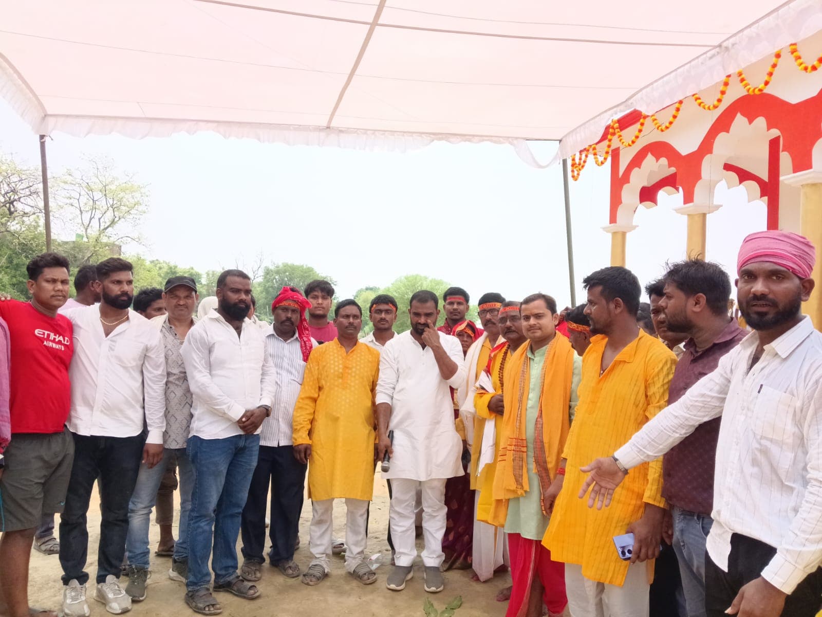 दुर्गा माता मंदिर निर्माण कार्य पूर्ण