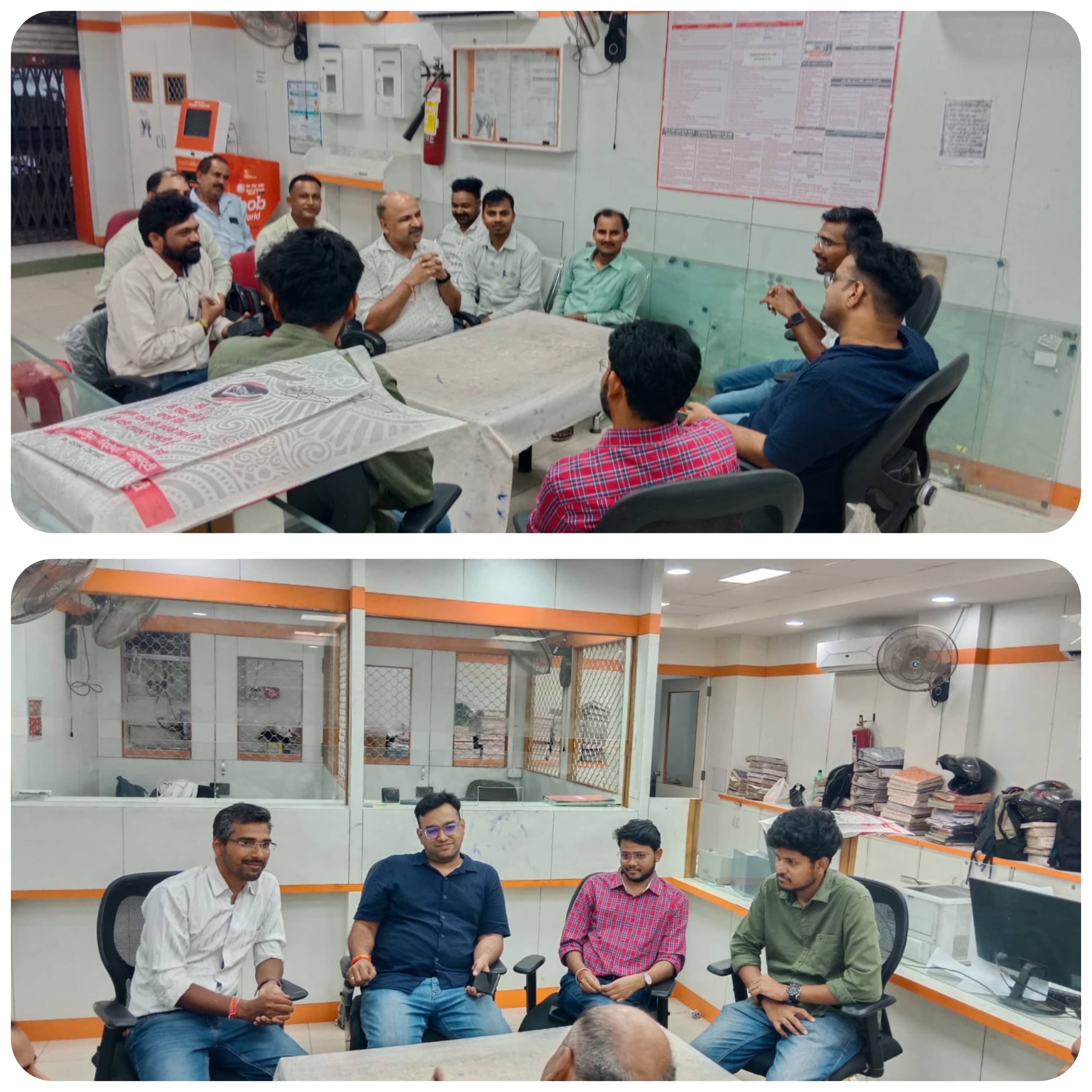 *कादीपुर/सुल्तानपुर*
*बैंक ऑफ़ बड़ौदा कादीपुर शाखा के असिस्टेंट मैनेजर श्री संतोष कुमार पांडेय जी क