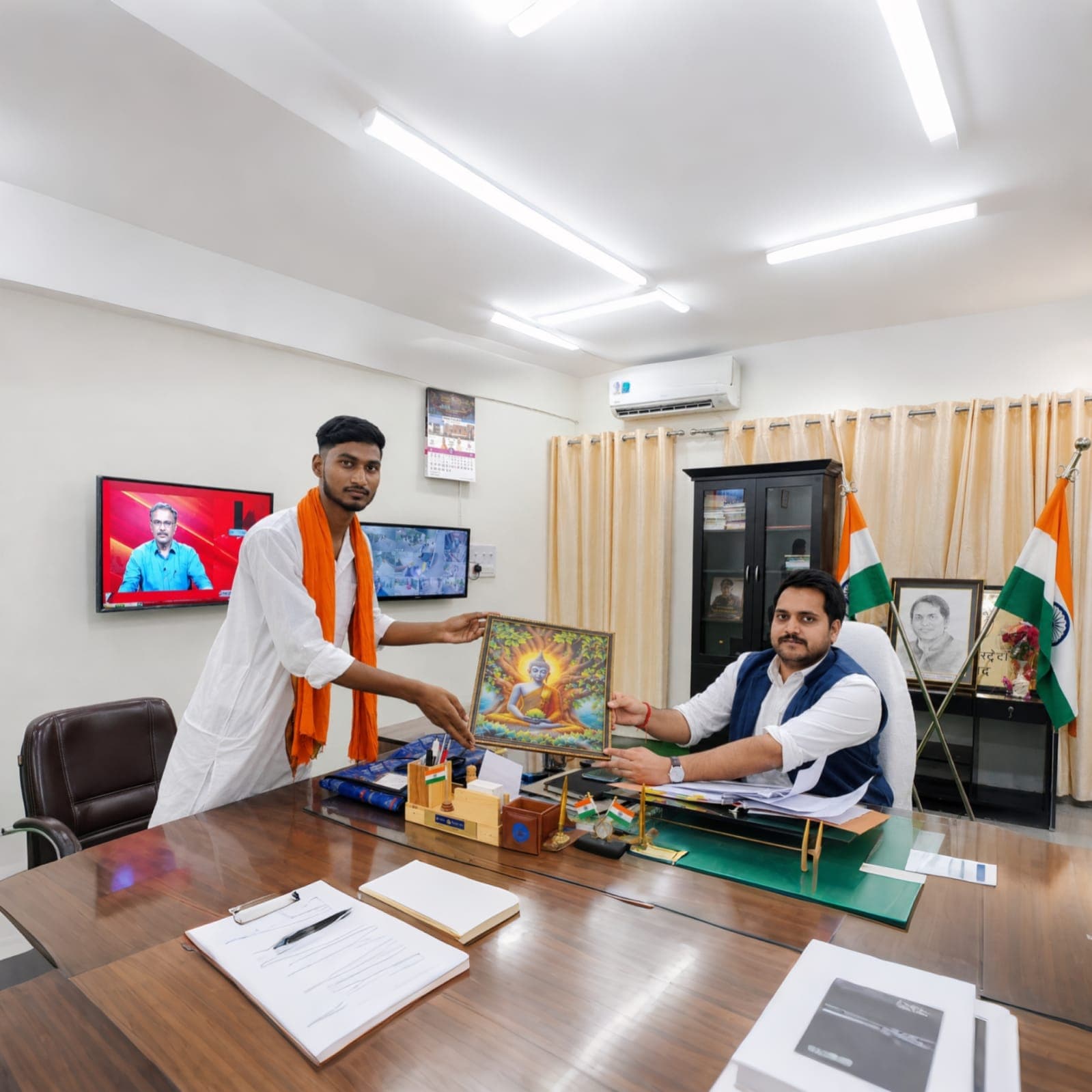 *सत्यम जयसवाल जिला अध्यक्ष छात्र मंच अपना दल यस ने की जिला अधिकारी से मुलाकात क्षेत्र की समस्याओं से कराया अवगत