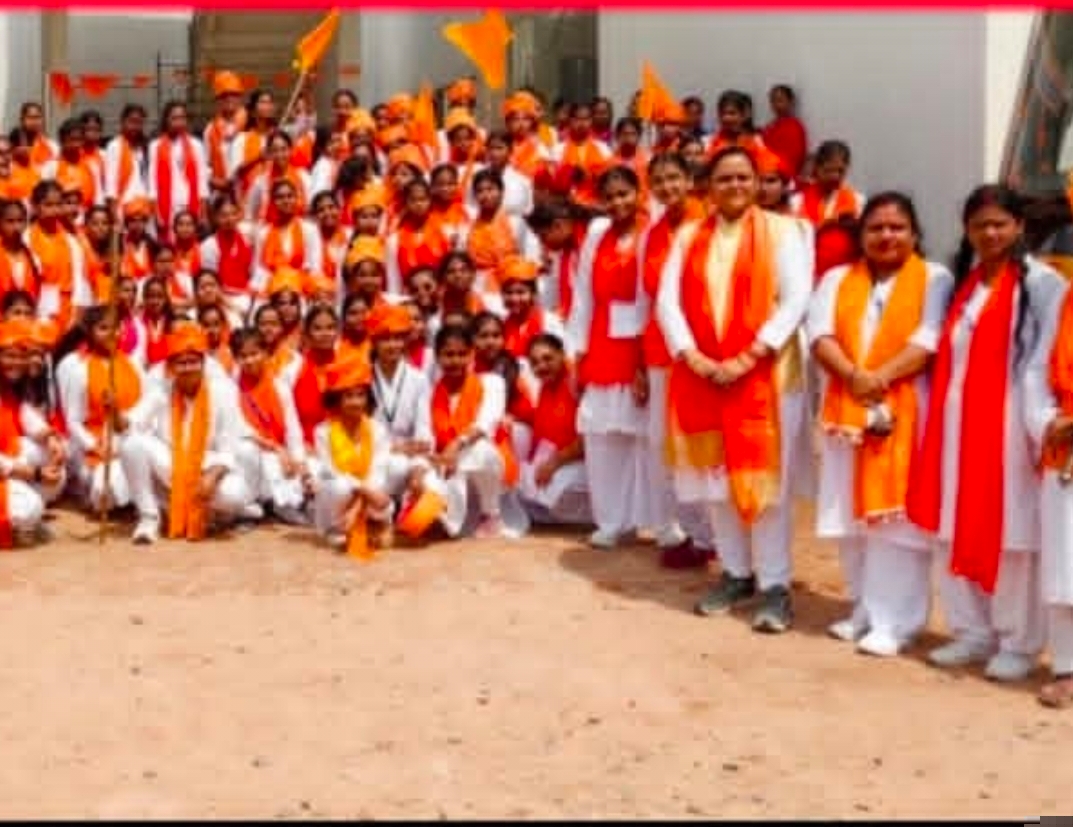 विश्व हिंदू परिषद की दुर्गा वाहिनी द्वारा सात दिवसीय शौर्य प्रशिक्षण शिविर
