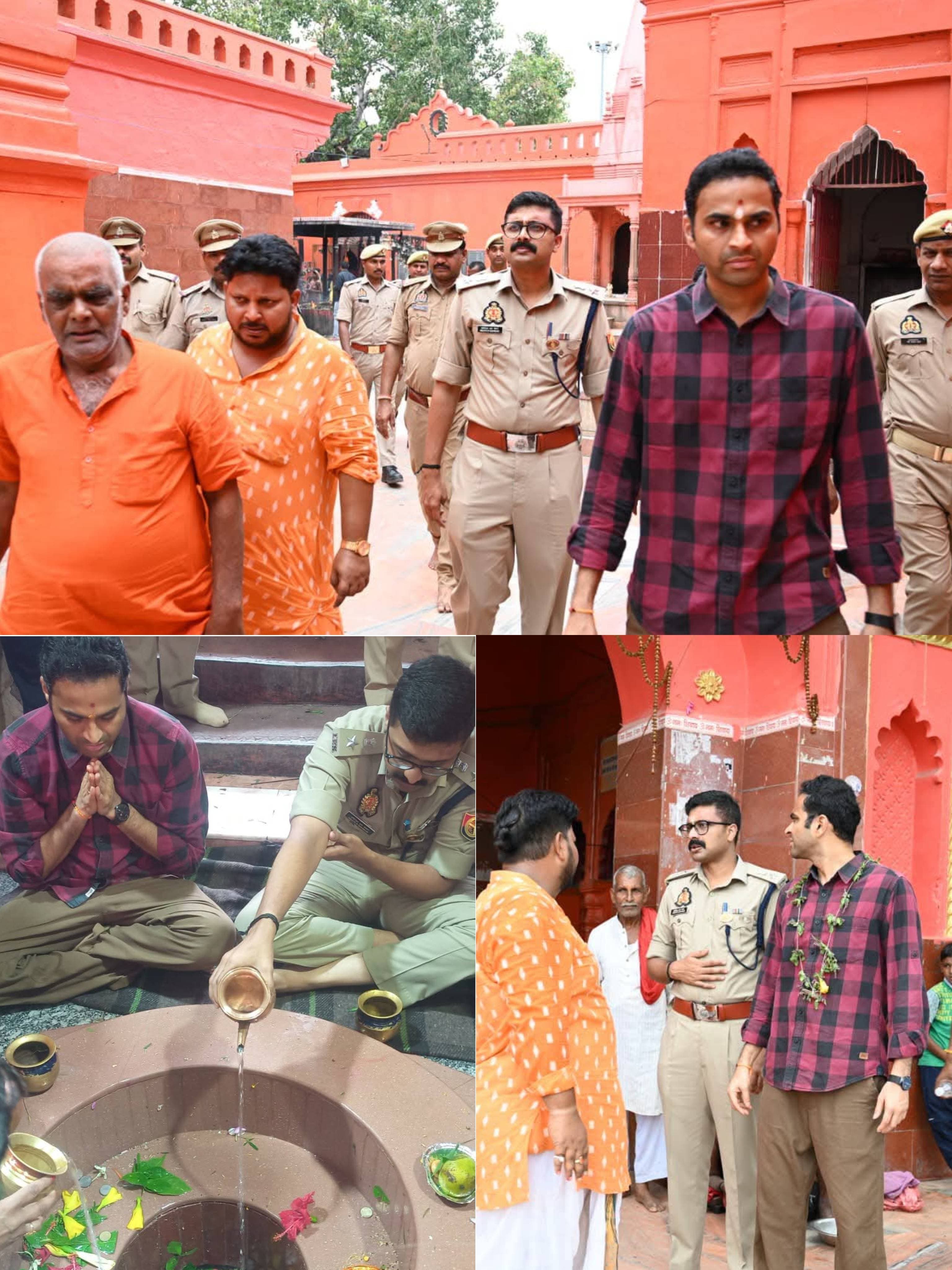 डीएम-एसपी ने बाबा दुग्धेश्वर नाथ मंदिर में किया जलाभिषेक, सावन की तैयारियों