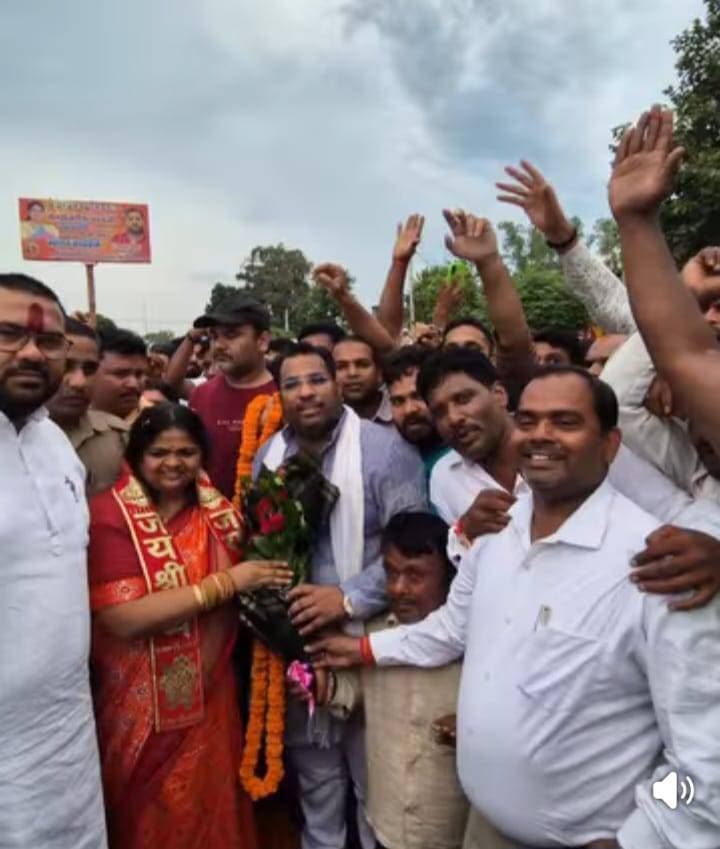 भाजपा की राष्ट्रीय मंत्री संगीता यादव के चौरीचौरा आगमन पर हुआ भव्य स्वागत