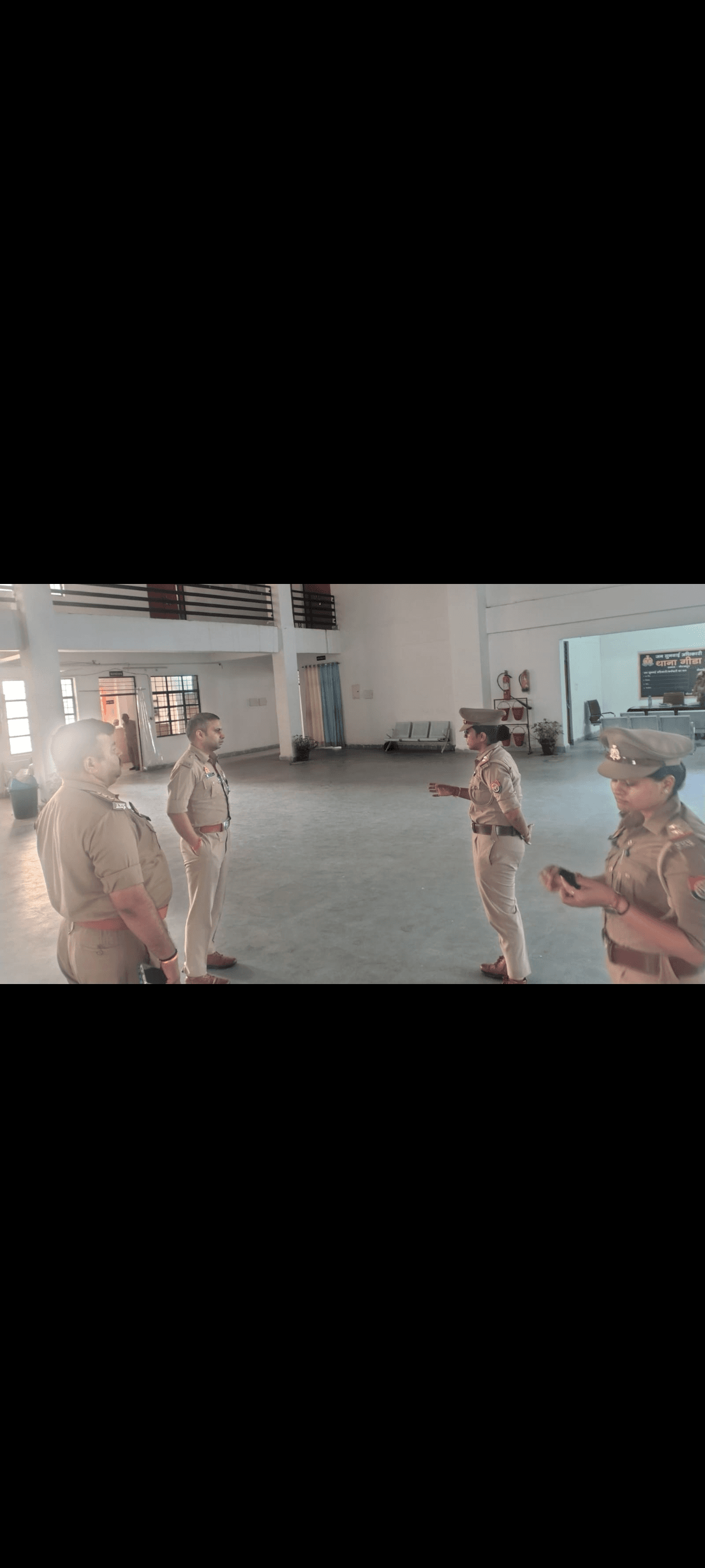 एसपी उत्तरी ने गीडा थाने का किया औचक निरीक्षण, व्यवस्थाओं को लेकर