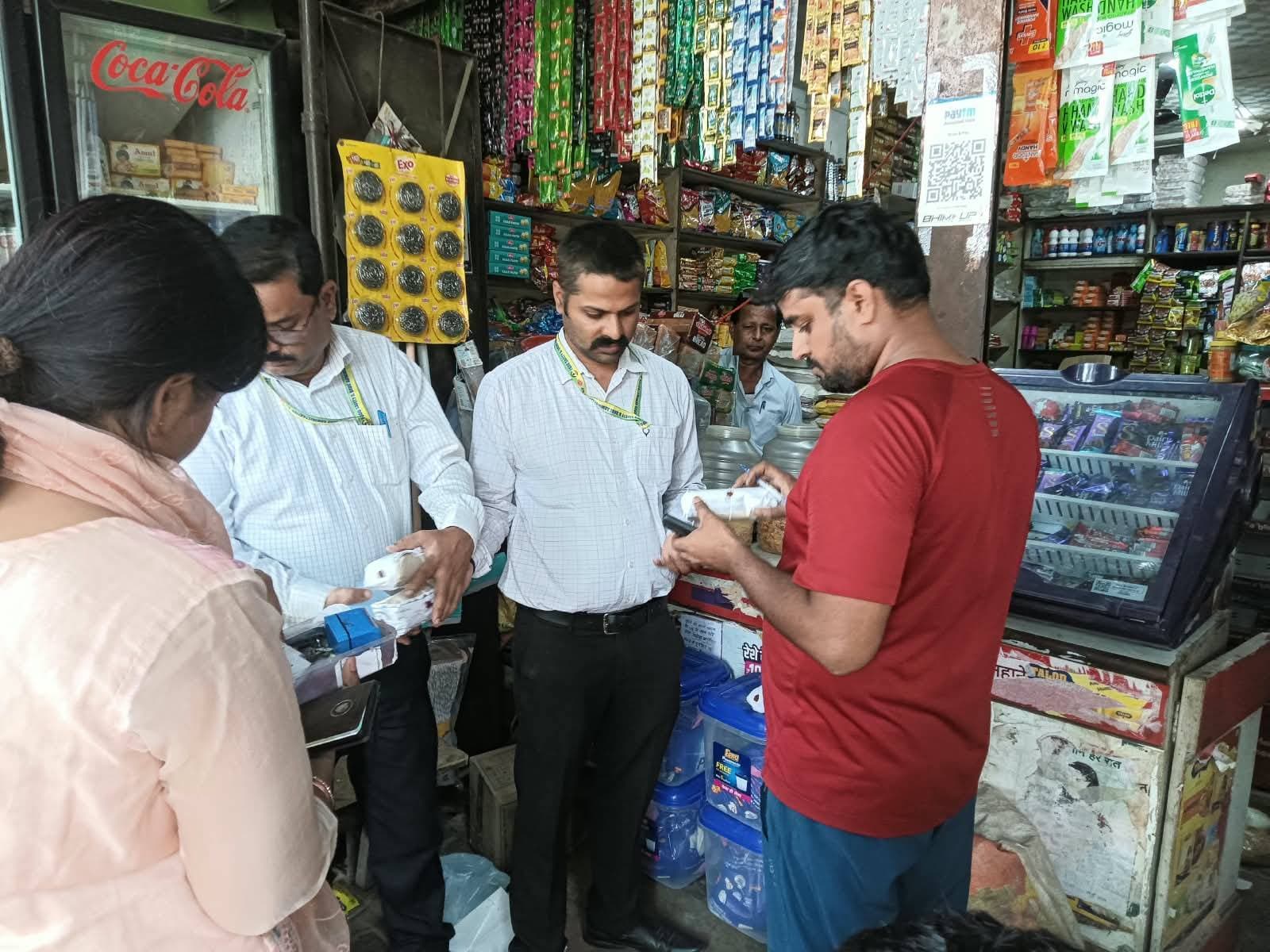 नवरात्रि-दशहरा पर खाद्य सुरक्षा विभाग की छापेमारी, चार नमूने लिए